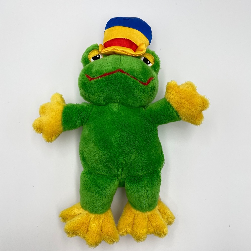 Dan Dee Collector's Choice 10" Plush Frog with Hat Stuffed Animal Toy